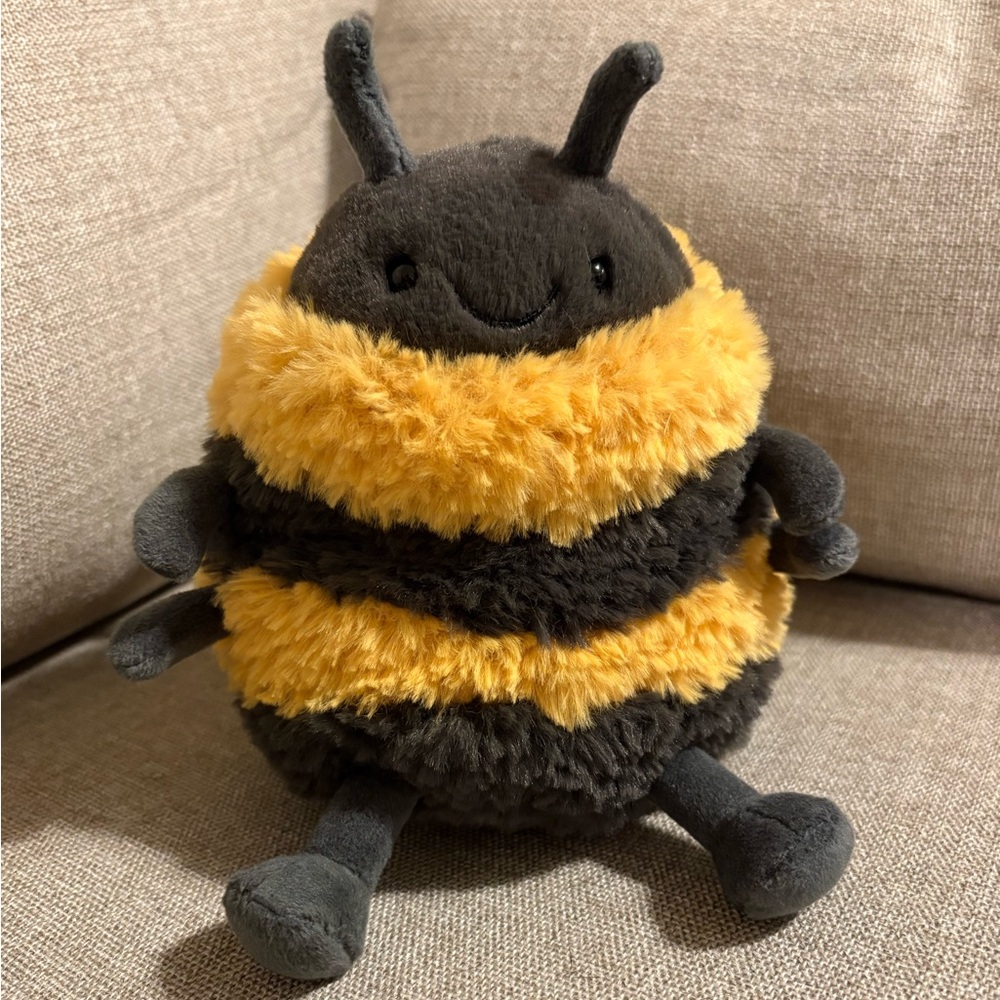 Jellycat Albee Bee Stuffed Animal - Black and Yellow